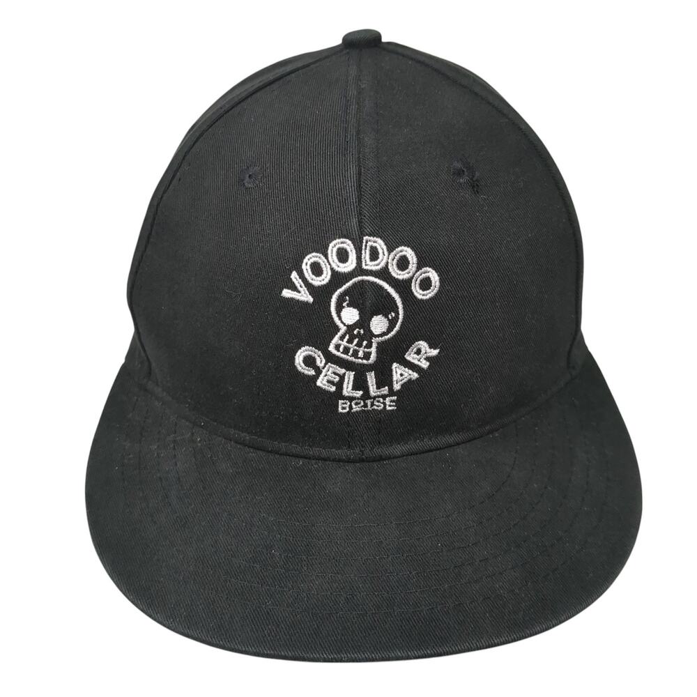 Voo Doo Cellar Boise Snapback Hat Black One Size Adjustable Quake City Caps